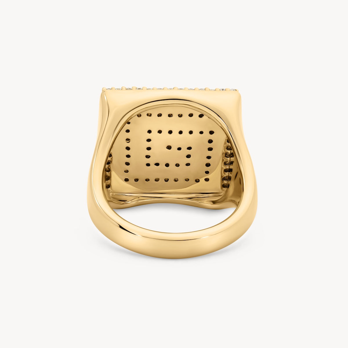 Gold and Diamond Maze Ring in 14K Yellow Gold | Audry Rose x