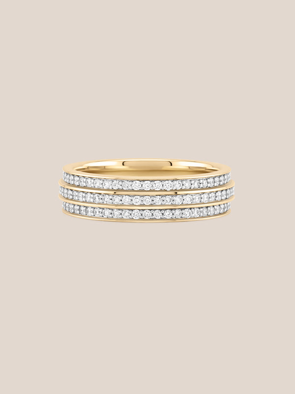 Diamond Tiered Eternity Band