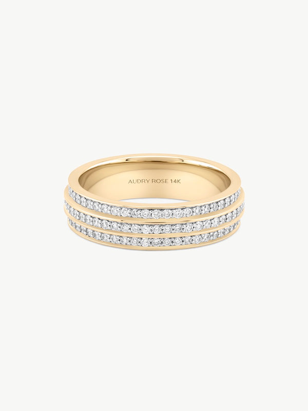 Diamond Tiered Eternity Band
