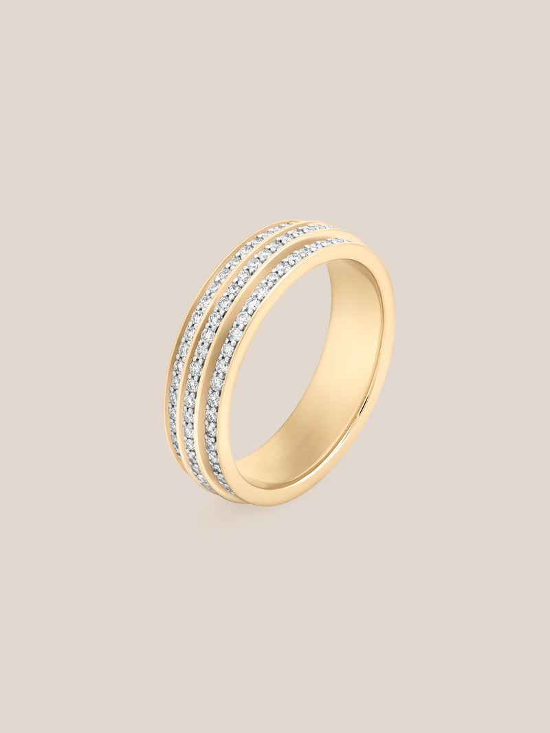 Diamond Tiered Eternity Band