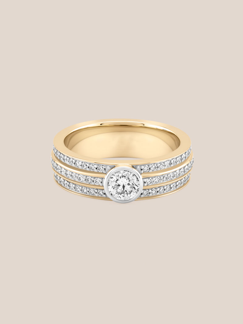 Diamond Tiered Engagement Ring