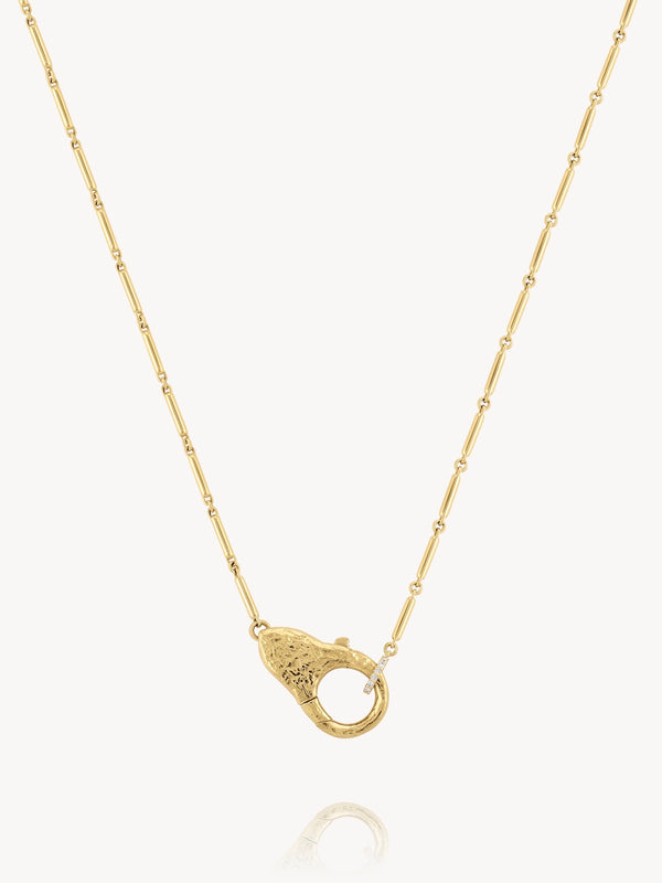 18K Lock Necklace