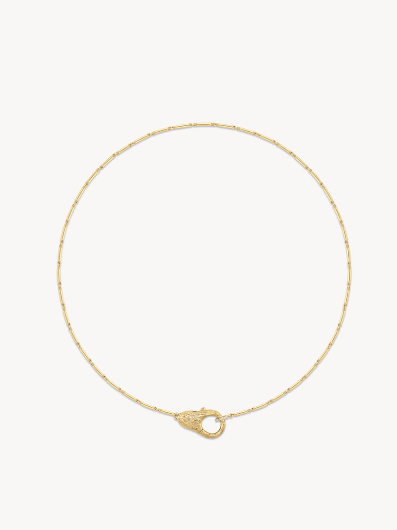 18K Lock Necklace