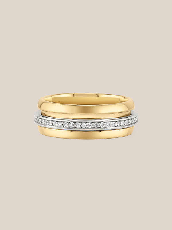 Spinning Latch Eternity Band