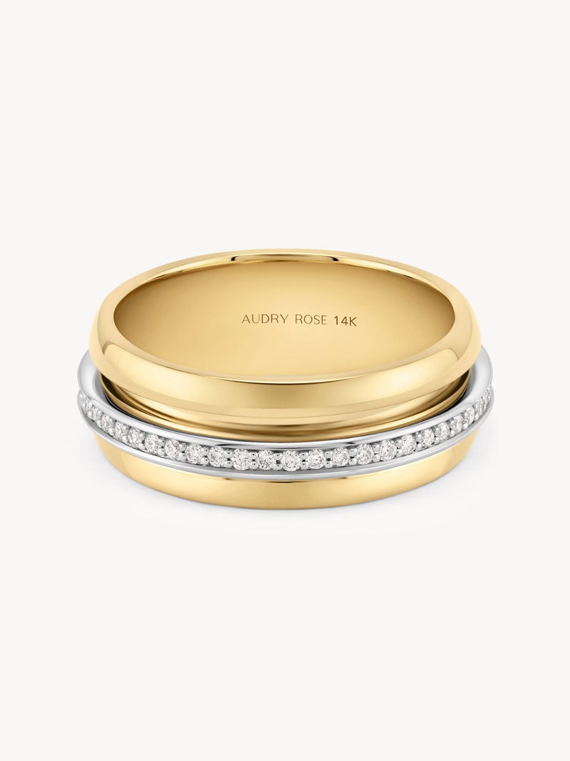 Spinning Latch Eternity Band