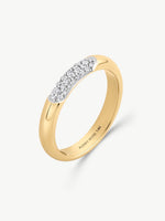 Pave Diamond Accent Ring
