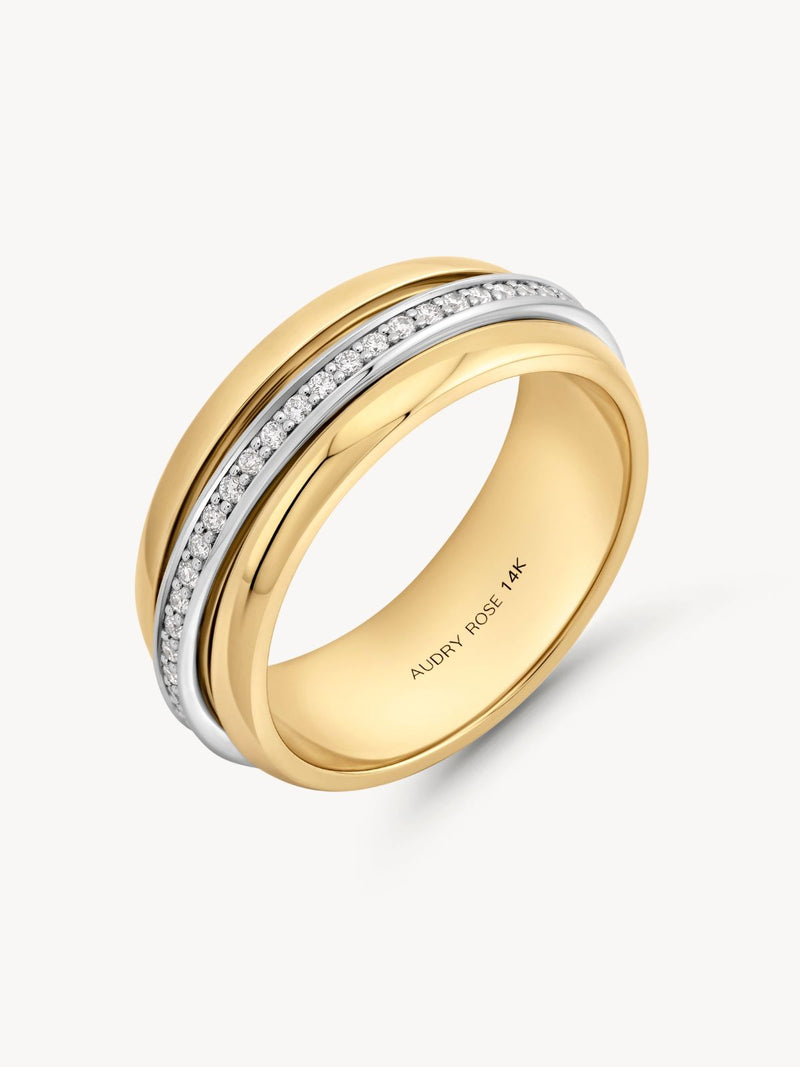 Spinning Latch Eternity Band