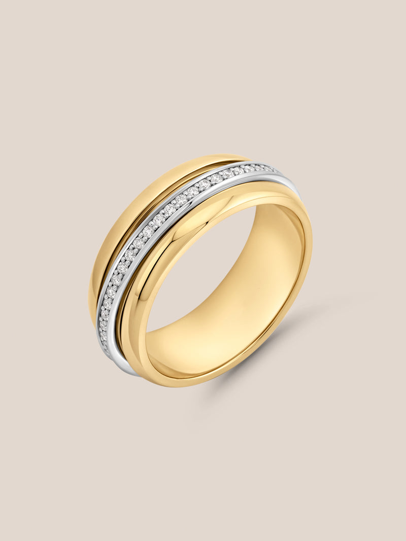 Spinning Latch Eternity Band
