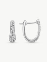 Pave Diamond Wrap Huggies