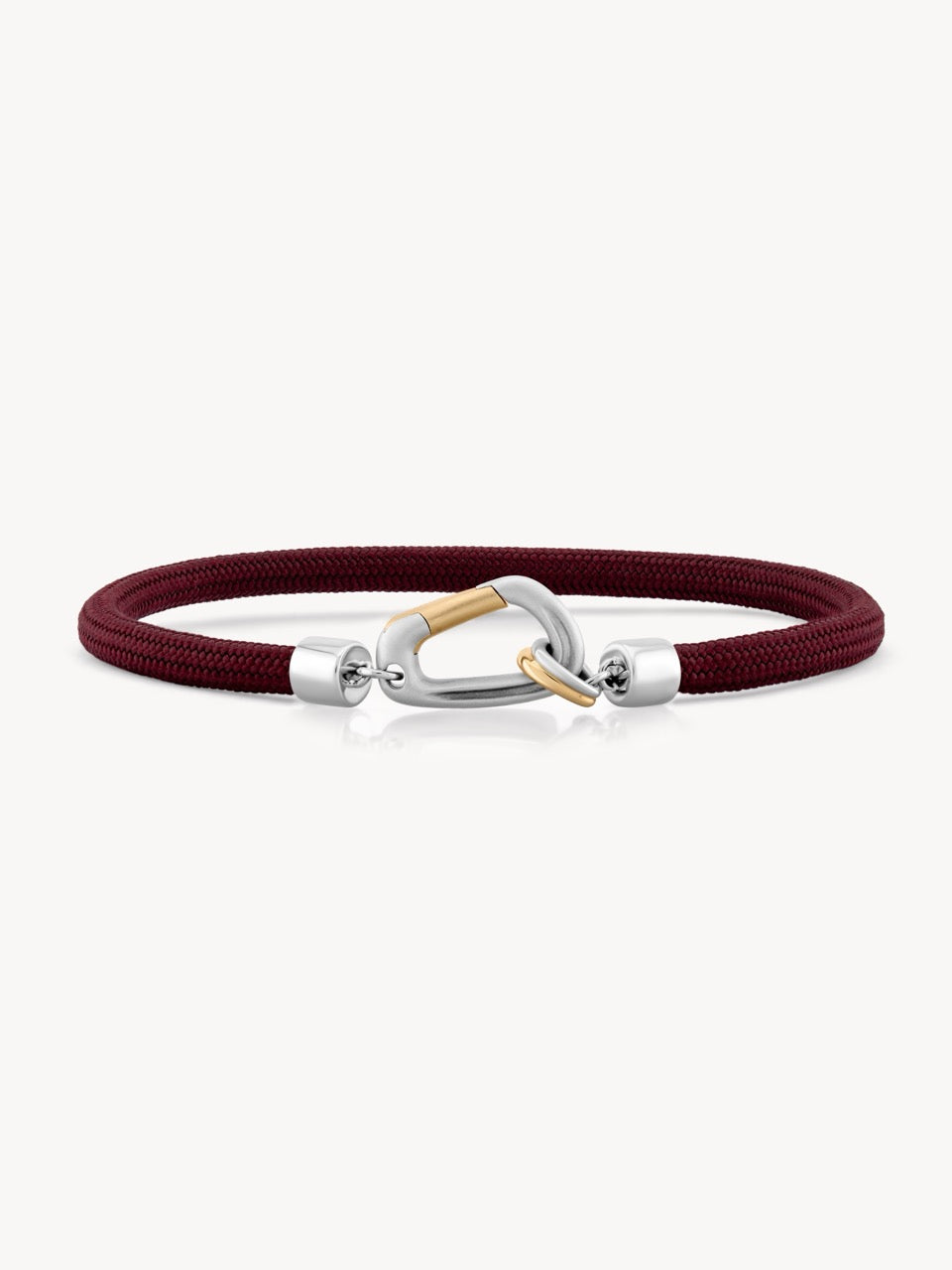 Mixed Metal Clasp Paracord Bracelet in 14k Gold | Audry Rose