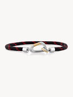 Mixed Metal Carabiner Bracelet