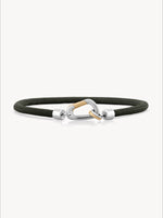 Mixed Metal Carabiner Bracelet