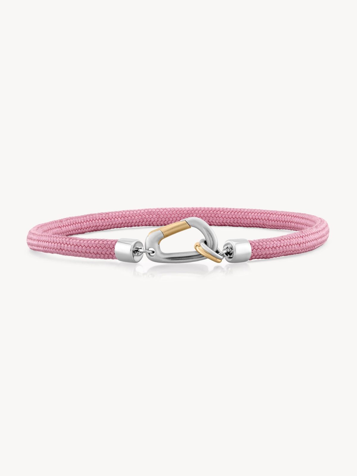 Mixed Metal Clasp Paracord Bracelet in 14k Gold | Audry Rose