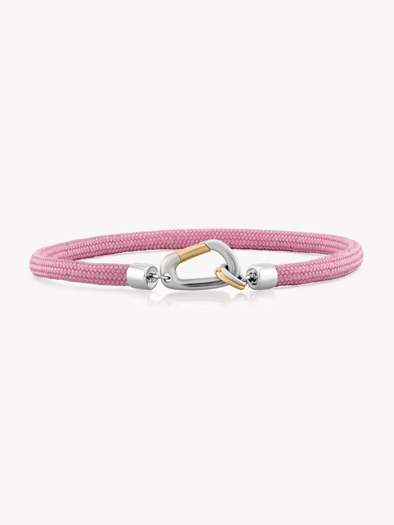 Mixed Metal Carabiner Bracelet