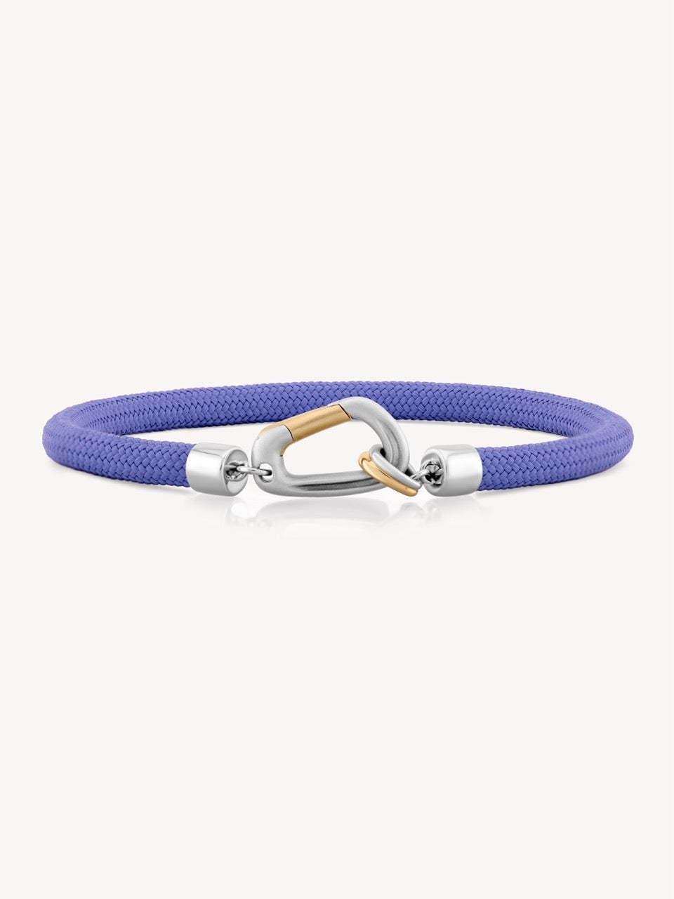 Mixed Metal Clasp Paracord Bracelet in 14k Gold | Audry Rose