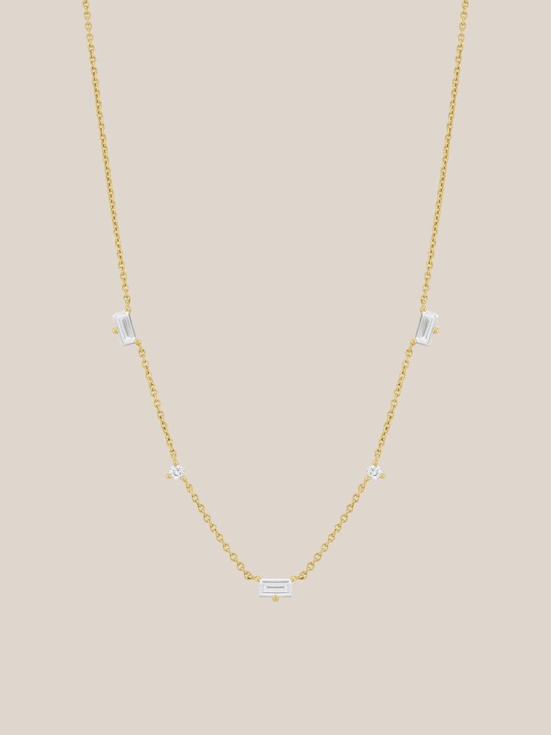 Diamond Azure Necklace