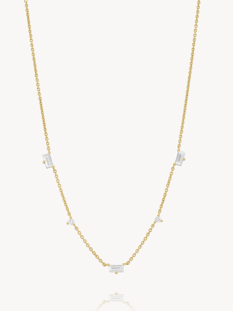 Diamond Azure Necklace