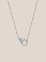 Sterling Silver Lock Necklace