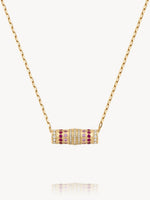 Tiered Barrel Necklace