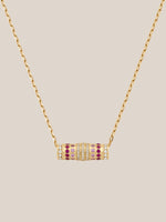 Tiered Barrel Necklace