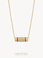 Tiered Barrel Necklace