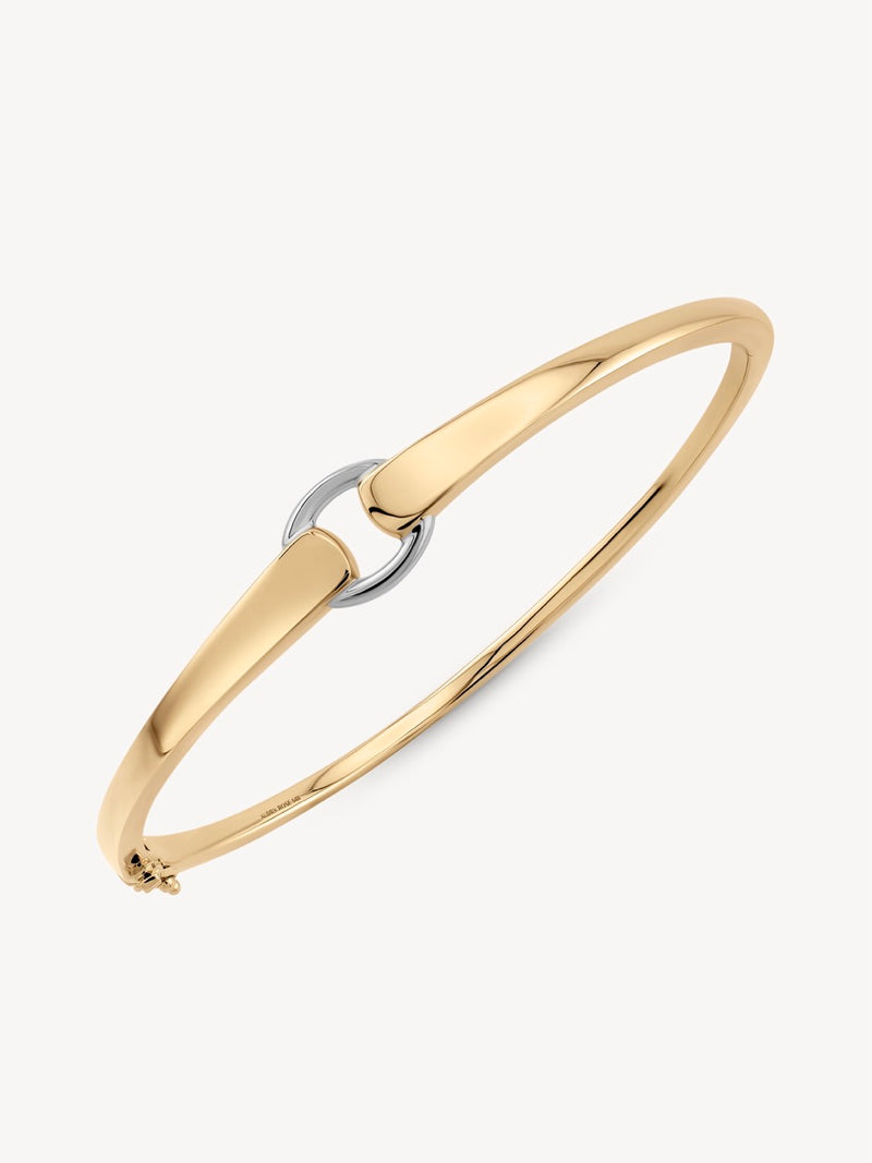 Two-Toned Buckle Bracelet