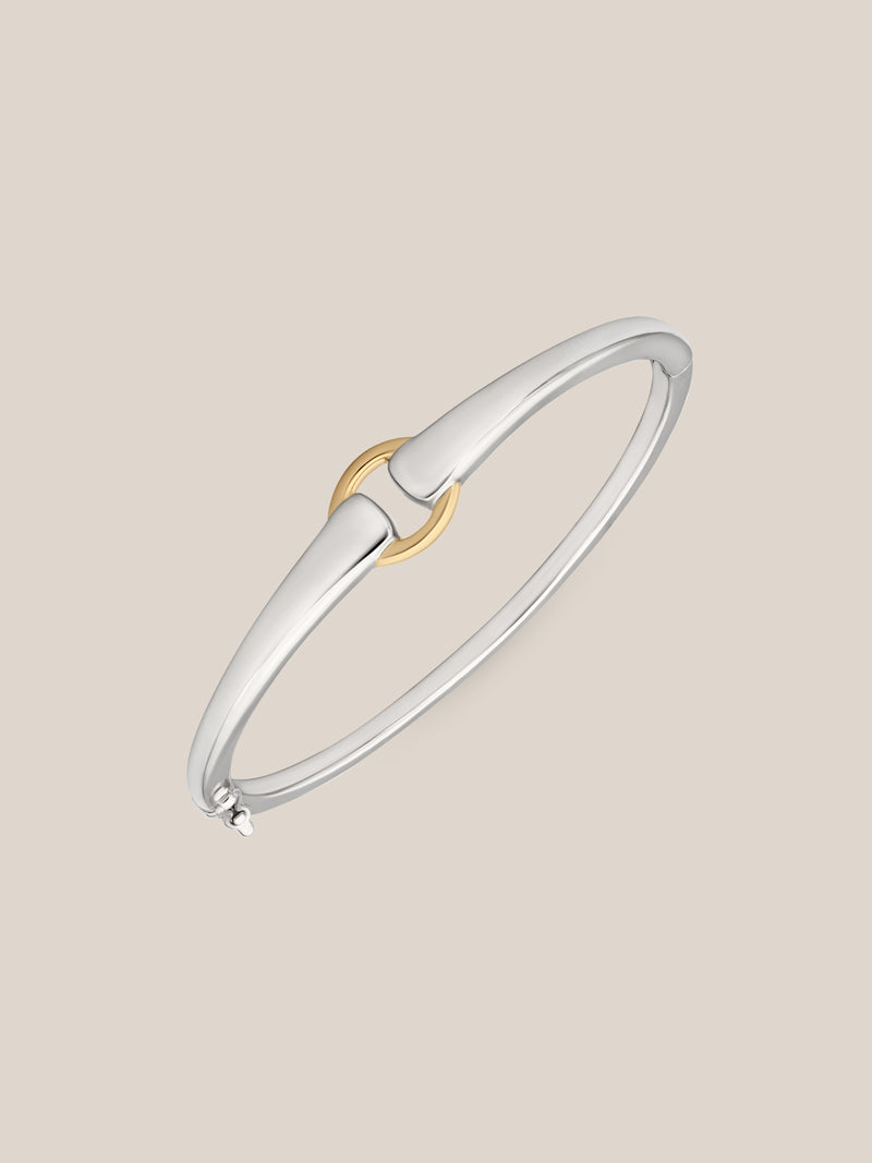 Mixed Metal Buckle Bracelet