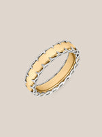 Two-Toned Stitched Ring
