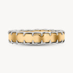 Two-Toned Stitched Ring