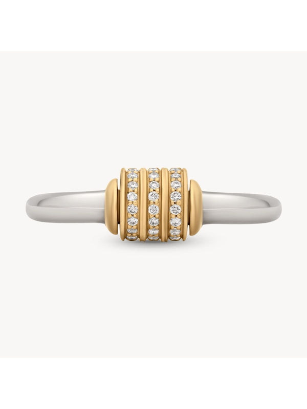 Mixed Metal Spinning Latch Ring