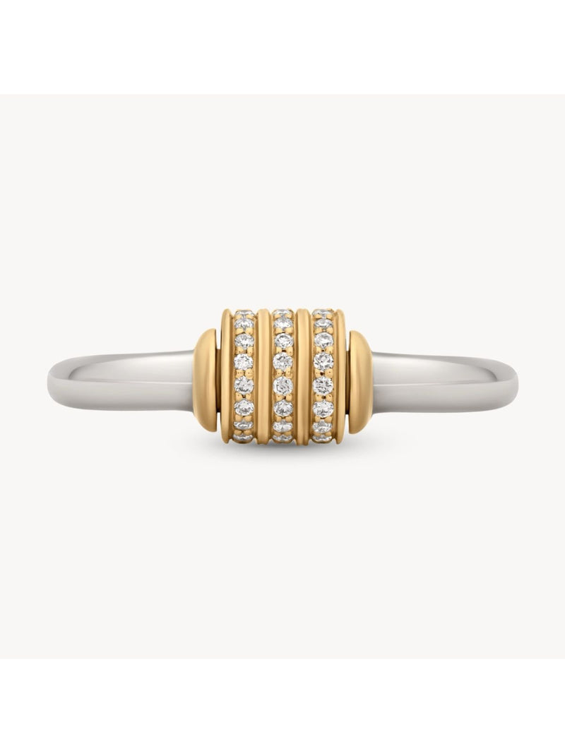 Mixed Metal Spinning Latch Ring