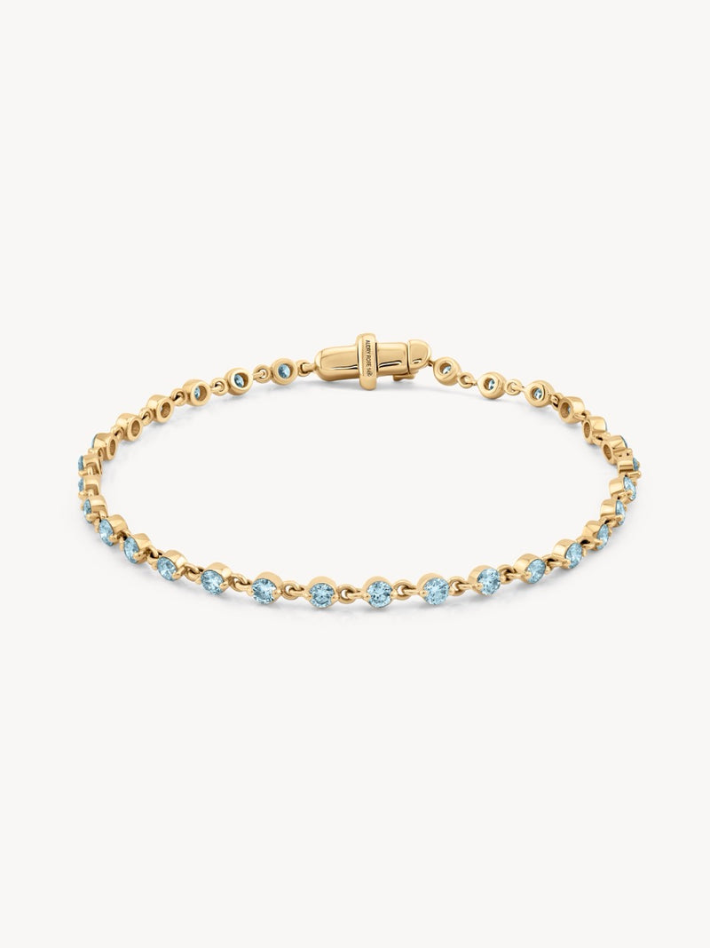 Wrapped in Aquamarines Bracelet