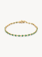 Wrapped in Emeralds Bracelet