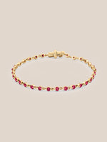 Wrapped in Rubies Bracelet