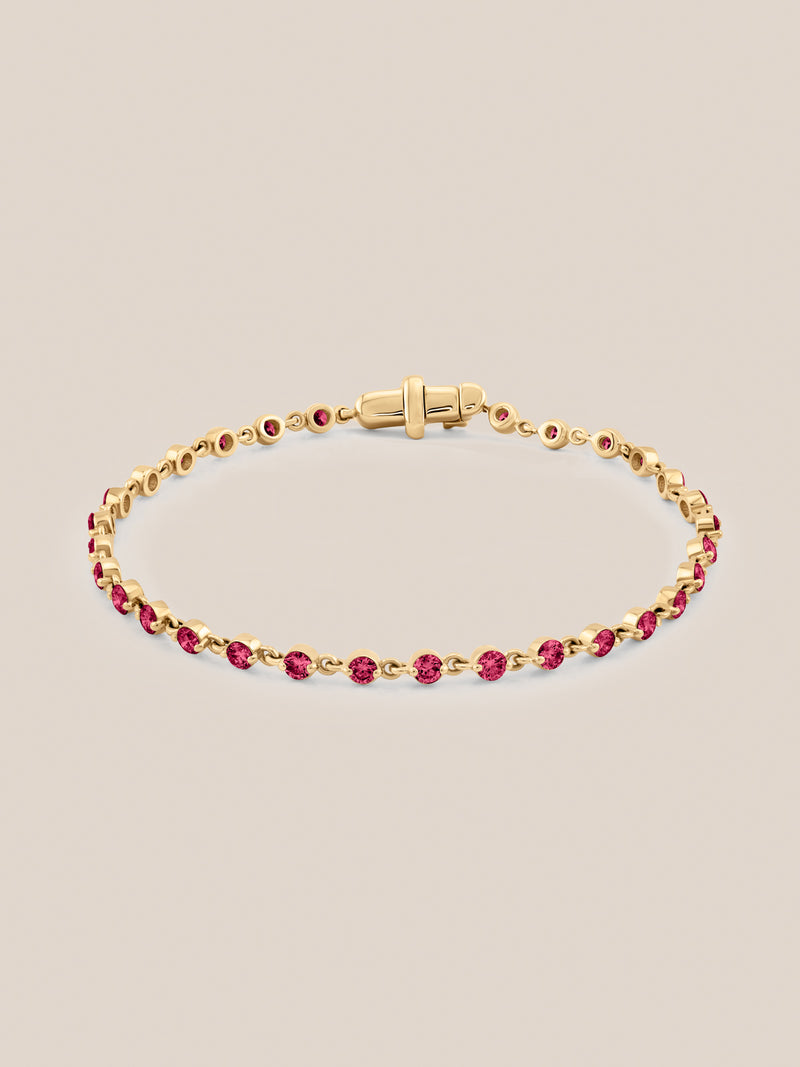 Wrapped in Rubies Bracelet