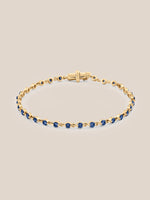 Wrapped in Blue Sapphires Bracelet