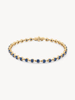 Wrapped in Blue Sapphires Bracelet