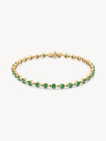 Wrapped in Emeralds Bracelet