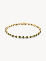 Wrapped in Green Tourmaline Bracelet
