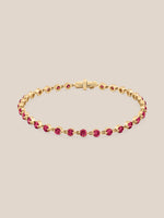 Wrapped in Rubies Bracelet