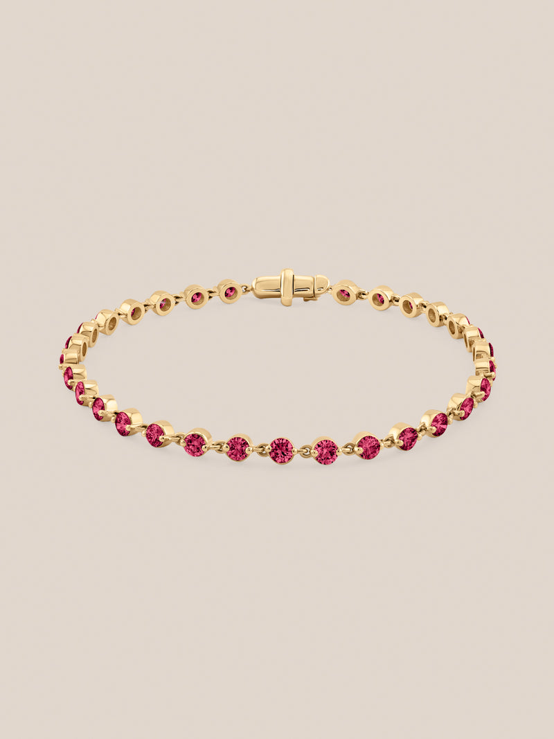 Wrapped in Rubies Bracelet