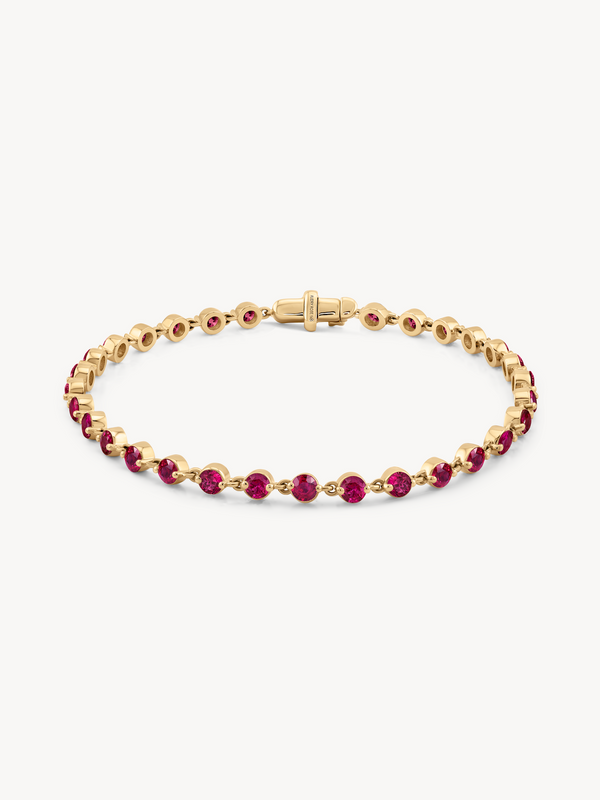 Wrapped in Rubies Bracelet