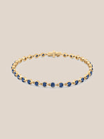 Wrapped in Blue Sapphires Bracelet