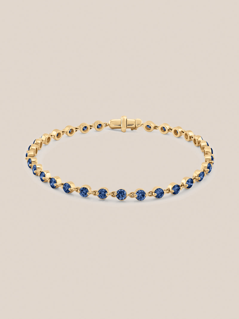 Wrapped in Blue Sapphires Bracelet