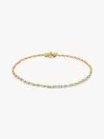 Wrapped in Aquamarines Bracelet