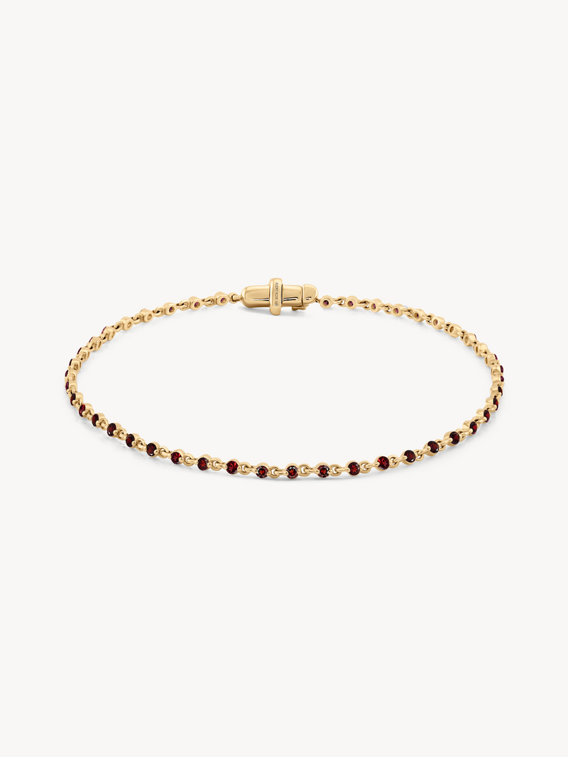 Wrapped in Garnets Bracelet