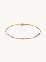 Wrapped in Pink Sapphires Bracelet
