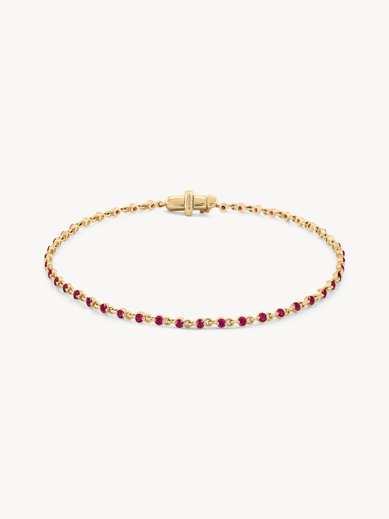 Wrapped in Rubies Bracelet