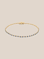 Wrapped in Blue Sapphires Bracelet
