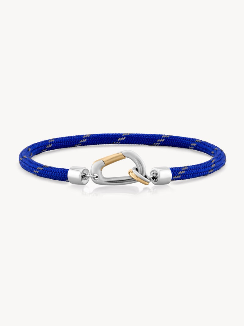 Mixed Metal Carabiner Bracelet